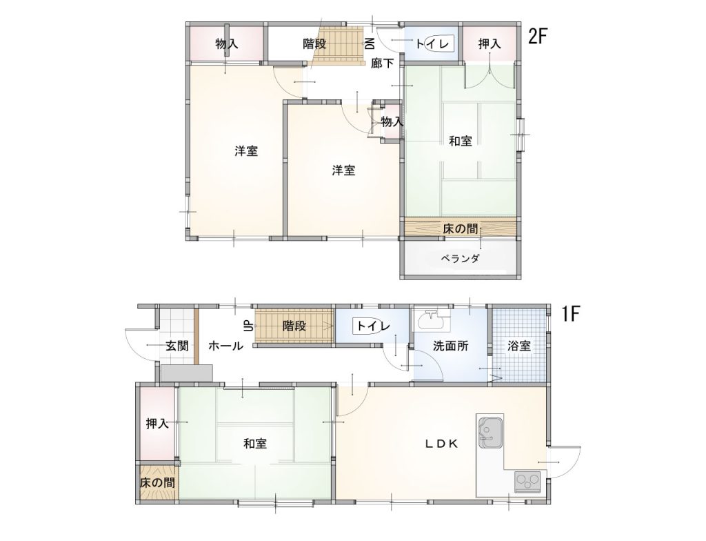 伊勢崎市東町_リフォーム住宅間取り