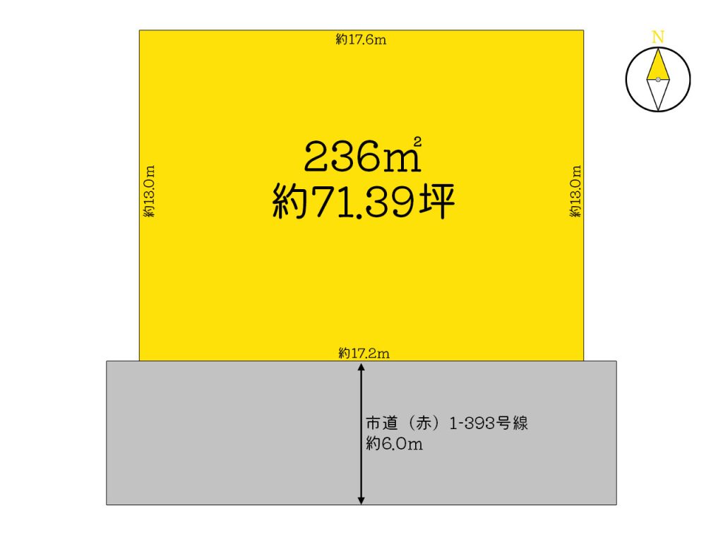 西久保町1丁目_土地_道路関係図